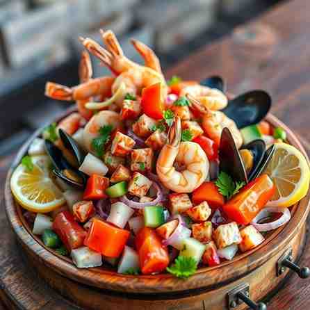Croatian Seafood Salad - Adriatic Recipe